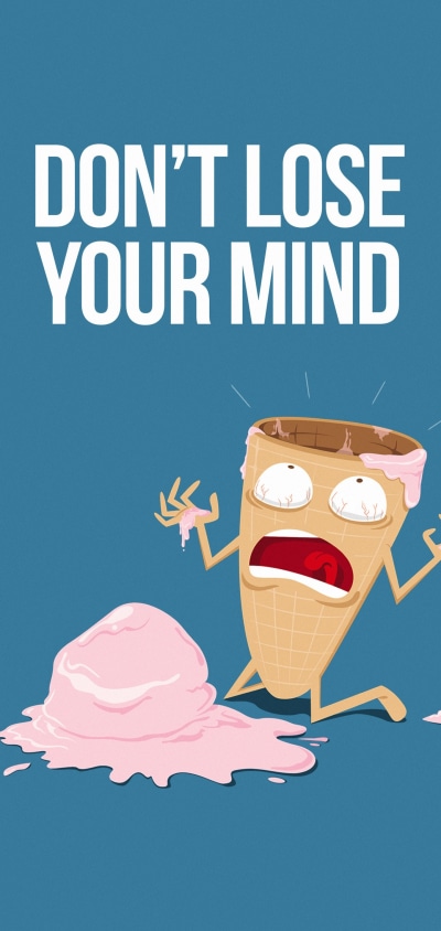 Humor Minimalist, Ice Cream, 1440x3040