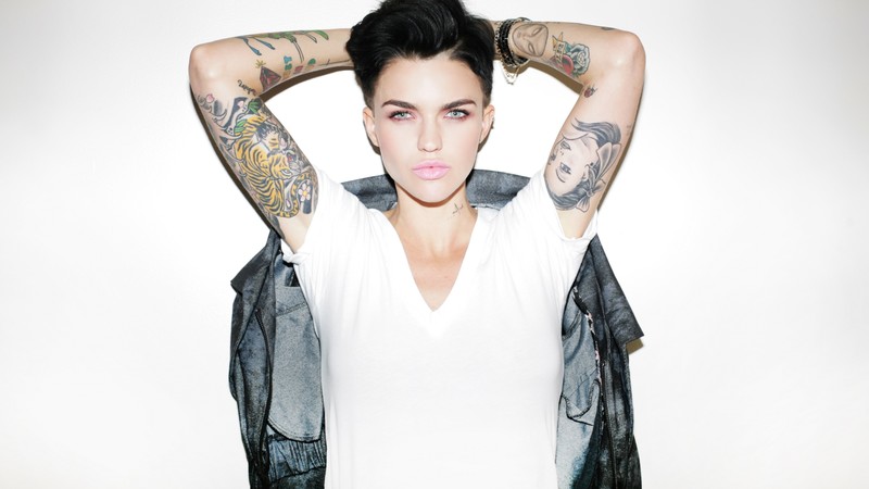 Ruby Rose, photo, brunette, 4k