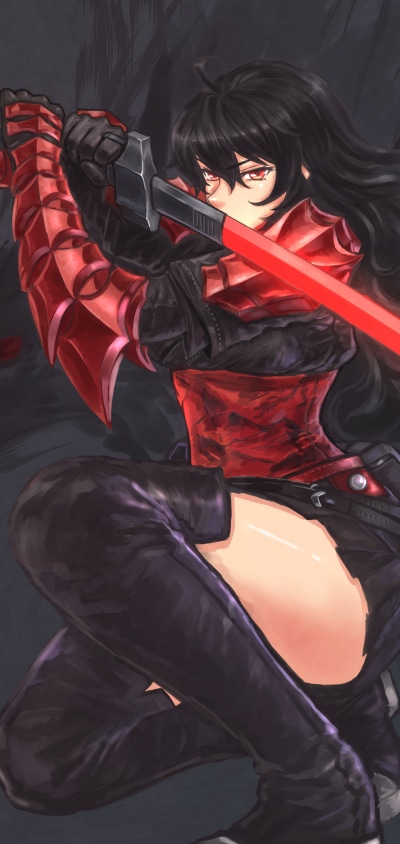 Anime RWBY, Raven Branwen, 1440x3040