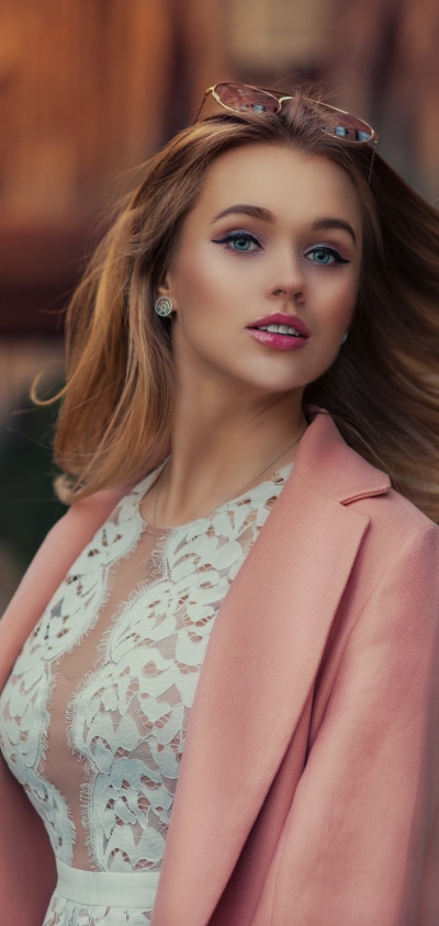 Women Model, Glasses, Brunette, 1440x3040