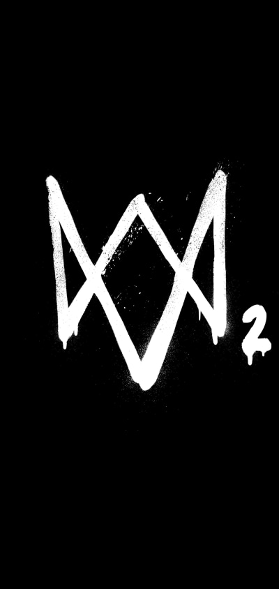 Video Game Watch Dogs 2, Minimalist, 1440x3040