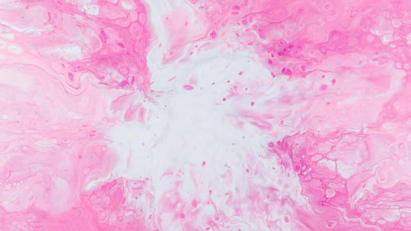 paint, stains, pink, 4k