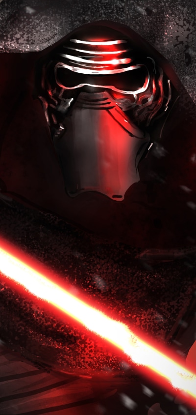 Movie Star Wars Episode VII: The Force Awakens, Star Wars, Kylo Ren, 1440x3040