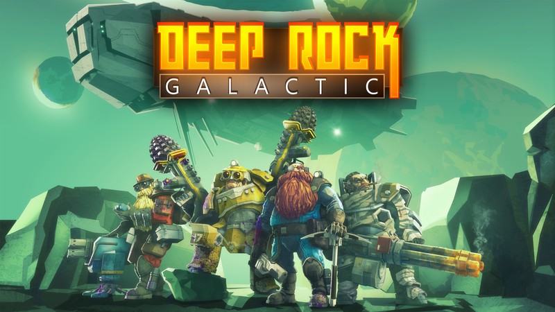 Deep Rock Galactic, poster, 4k