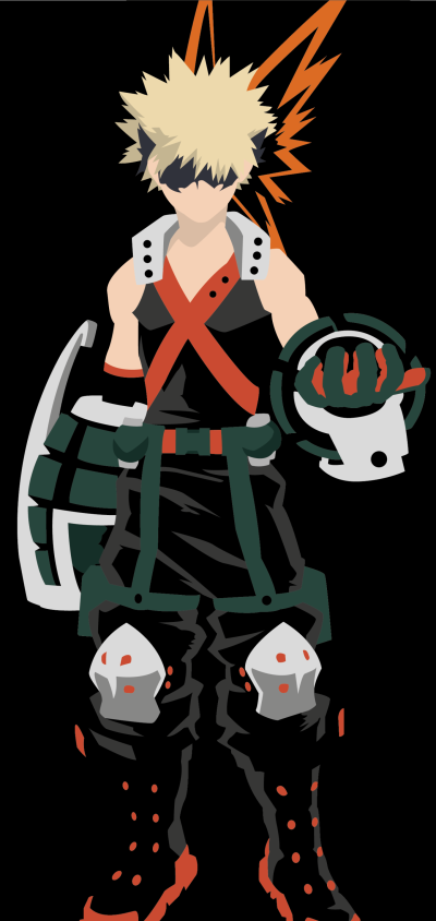 Anime My Hero Academia, Katsuki Bakugou, 1440x3040