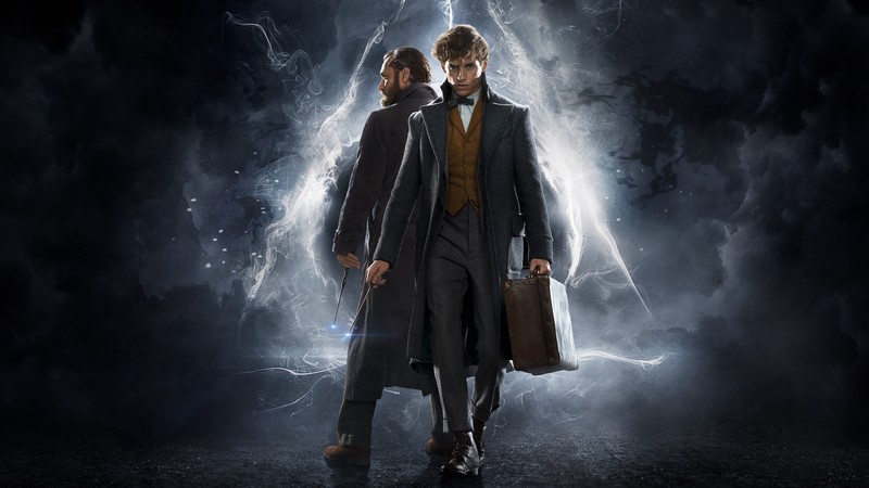 Fantastic Beasts: The Crimes of Grindelwald, Eddie Redmayne, Jude Law, 4k
