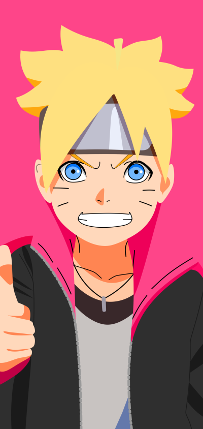 Anime Boruto, Minimalist, Boruto Uzumaki, 1440x3040