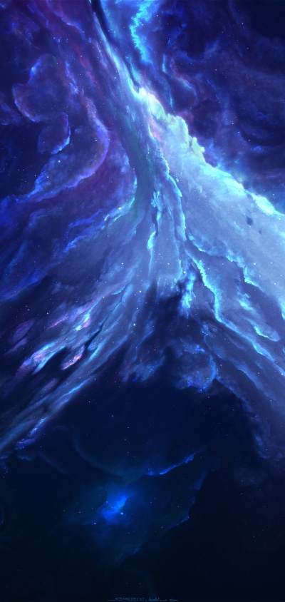 Sci Fi Nebula, Space, 1440x3040