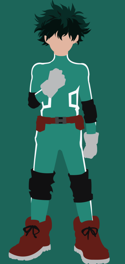 Anime My Hero Academia, Izuku Midoriya, 1440x3040