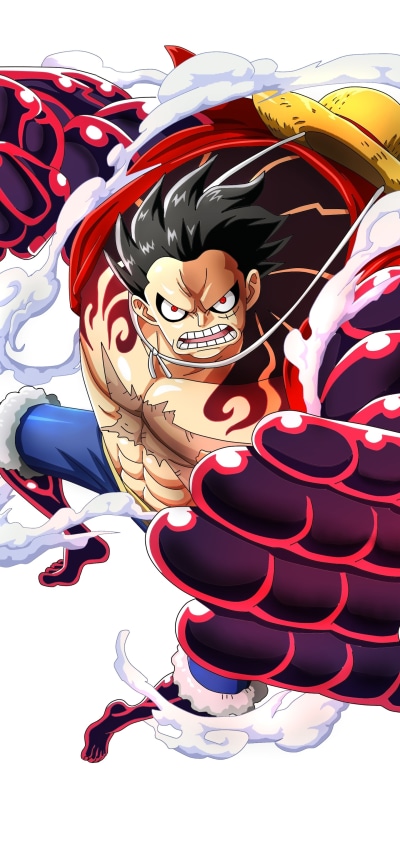 Anime One Piece, Gear Fourth, Monkey D. Luffy, 1440x3040