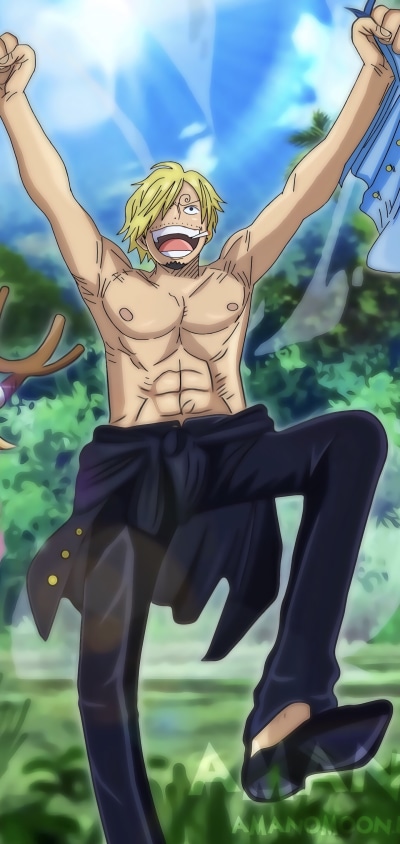 Anime One Piece, Sanji (One Piece), 1440x3040