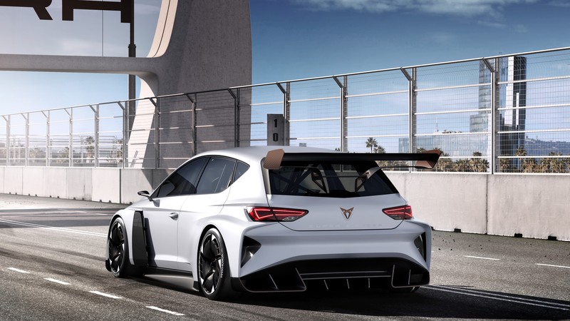 Seat Cupra E-Racer, electric car, 4k