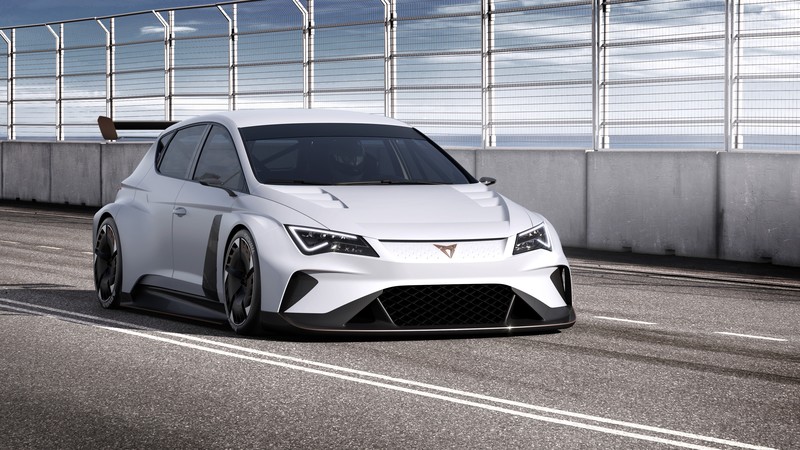 Seat Cupra E-Racer, electric car, 4k