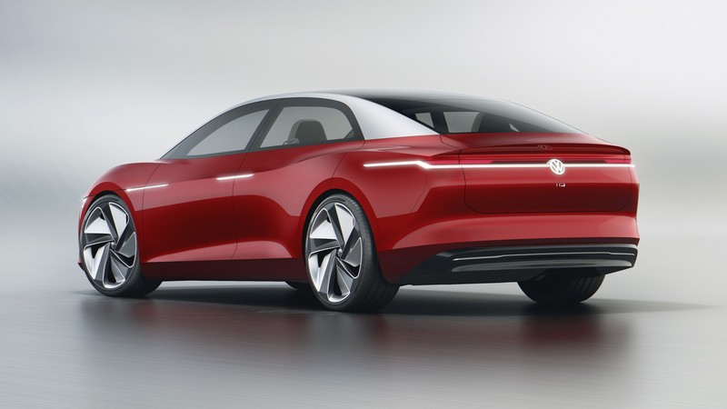 Volkswagen I.D. Vizzion, electric car, 4k