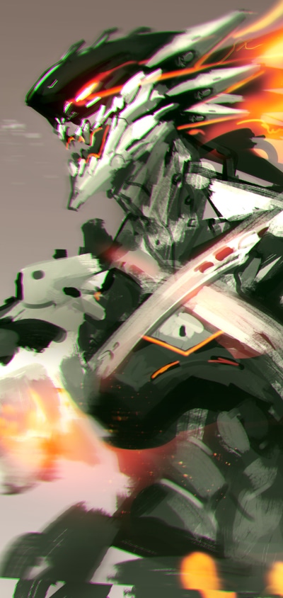 Anime My Hero Academia, Katsuki Bakugou, Mecha, 1440x3040