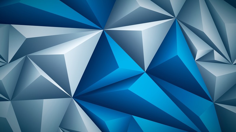 abstract, triangle, 3D, 4k