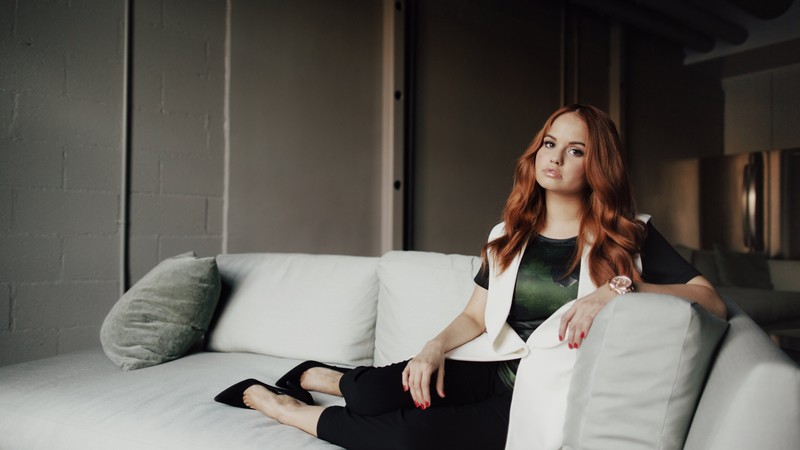 Debby Ryan, photo, redhead, 4k