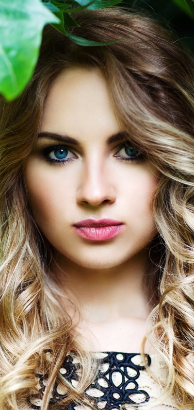 Women Model, Blue Eyes, 1440x3040