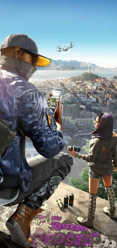 Video Game Watch Dogs 2, 1440x3040