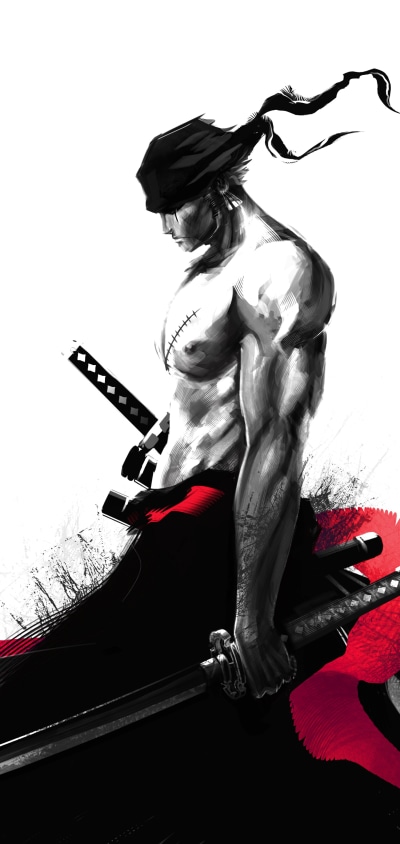 Anime One Piece, Roronoa Zoro, 1440x3040