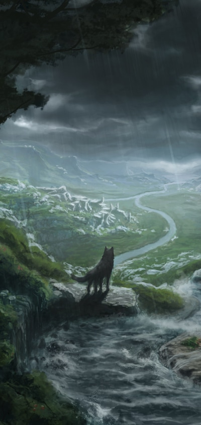 Fantasy Dragon, 1440x3040