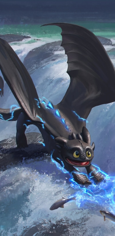 Movie How to Train Your Dragon: The Hidden World, Dragon, How To Train Your Dragon, Toothless (How To Train Your Dragon), 1440x2960