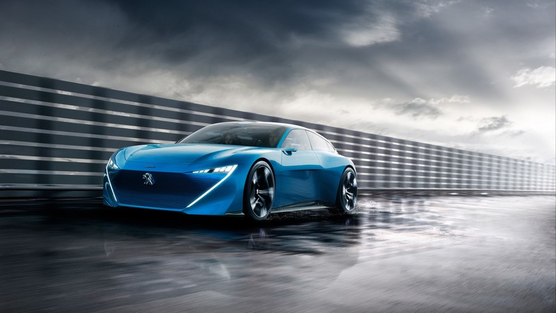 Peugeot Instinct, electric car, 4k