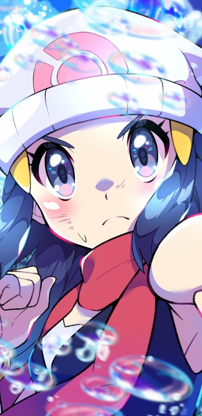 Anime Pokémon, Dawn (Pokémon), 1440x2960
