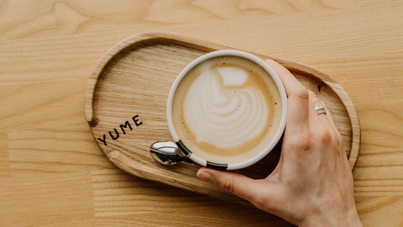 coffee, hand, watch, wooden, 4k