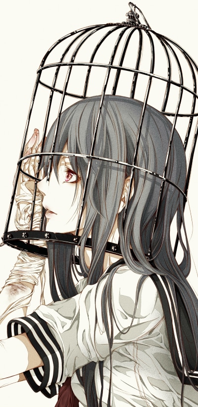 Anime Girl, School Uniform, 1440x2960