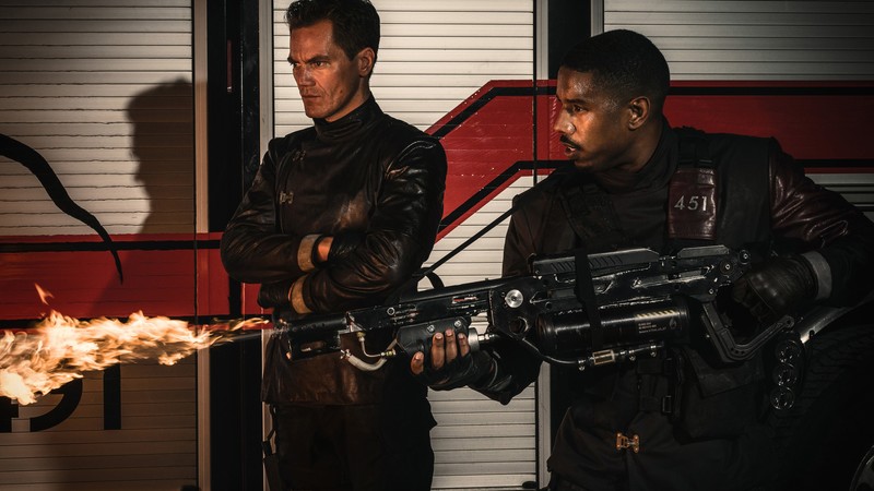 Fahrenheit 451, Michael B. Jordan, Michael Shannon, 4k
