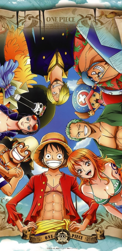 Anime One Piece, Nami (One Piece), Calendar, Franky (One Piece), Brook (One Piece), Monkey D. Luffy, 1440x2960
