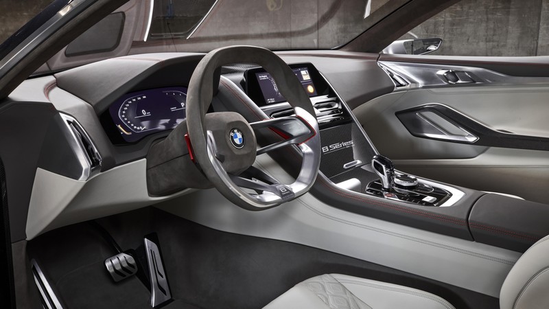 BMW 8 Series, Cars 2018, interior, 4k