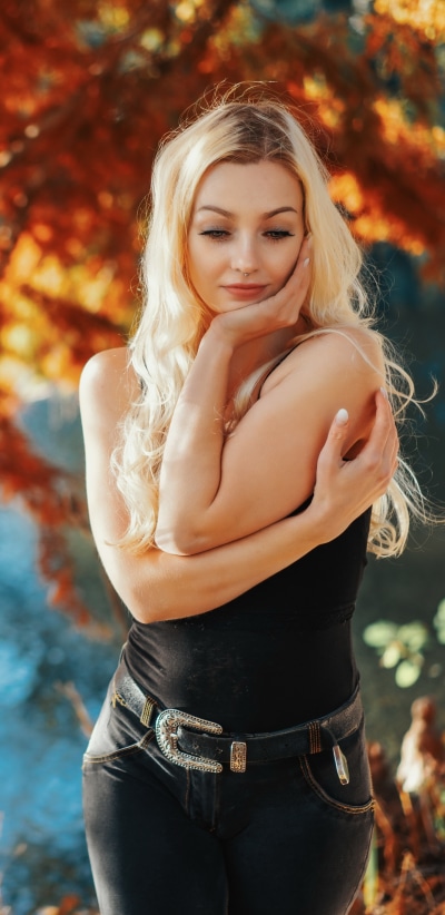 Women Model, Blonde, Depth Of Field, 1440x2960