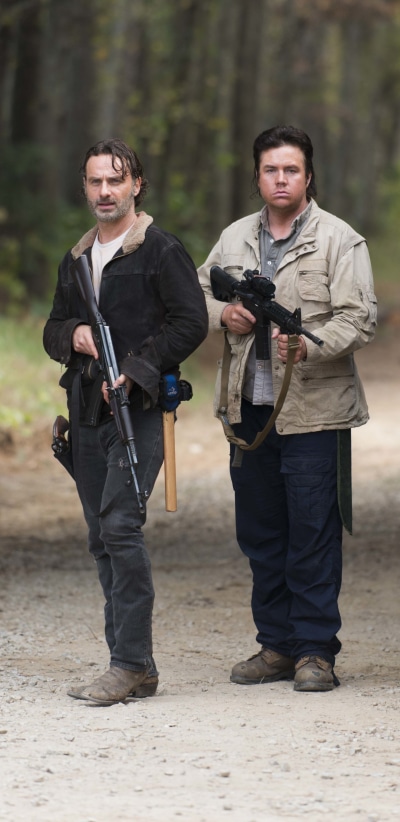 TV Show The Walking Dead, Josh McDermitt, Eugene Porter, Rick Grimes, Andrew Lincoln, 1440x2960
