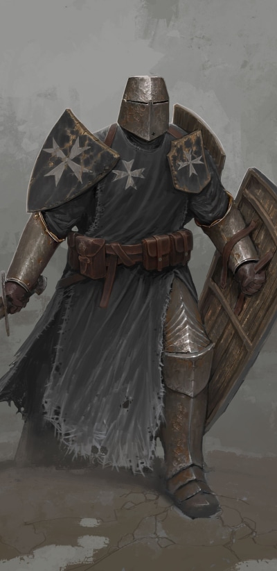 Fantasy Knight, Warrior, Sword, Armor, 1440x2960