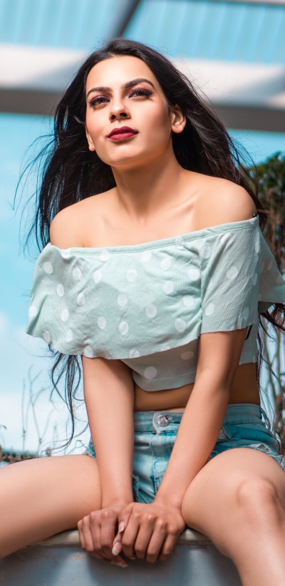 Women Model, Black Hair, Lipstick, 1440x2960