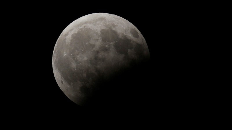 moon eclipse, space, 4k