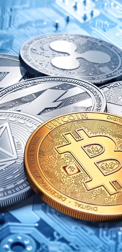Technology Bitcoin, Money, Cryptocurrency, Coin, 1440x2960
