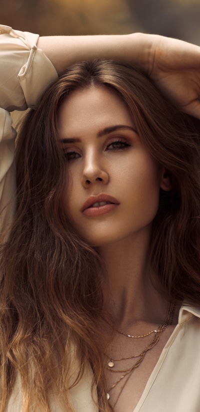 Women Model, Redhead, 1440x2960