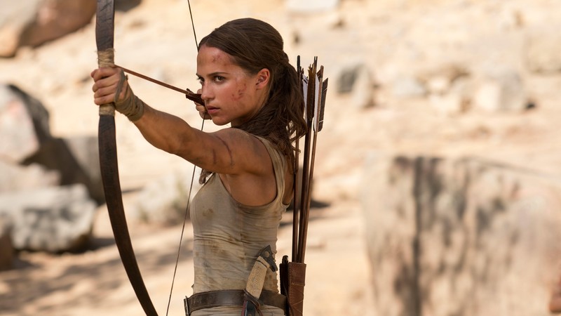 Lara Croft, Tomb Raider, Alicia Vikander, 4K