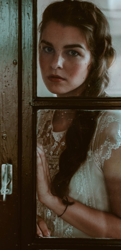 Women Model, Braid, Brunette, 1440x2960
