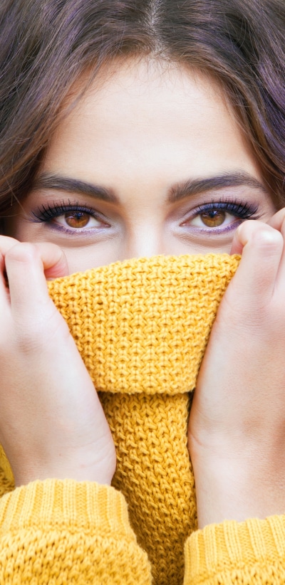 Women Model, Hazel Eyes, Brunette, Face, Stare, 1440x2960