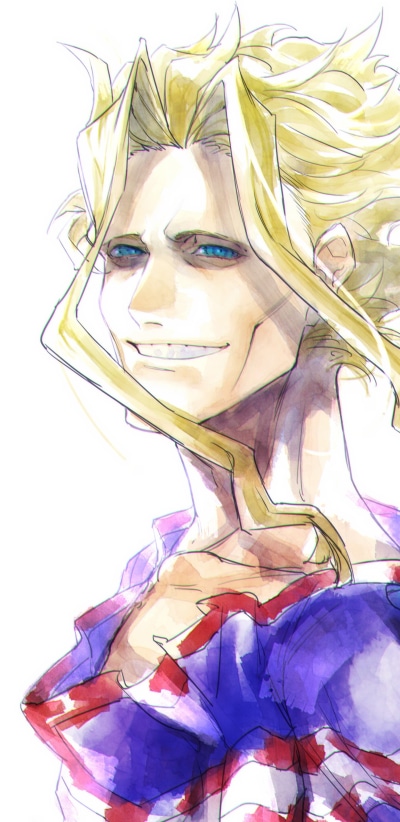 Anime My Hero Academia, All Might, Toshinori Yagi, 1440x2960