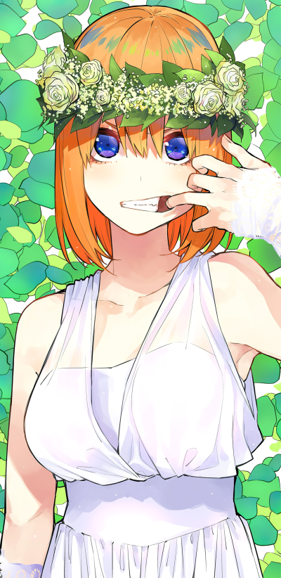 Anime The Quintessential Quintuplets, 5-Toubun No Hanayome, Yotsuba Nakano, 1440x2960