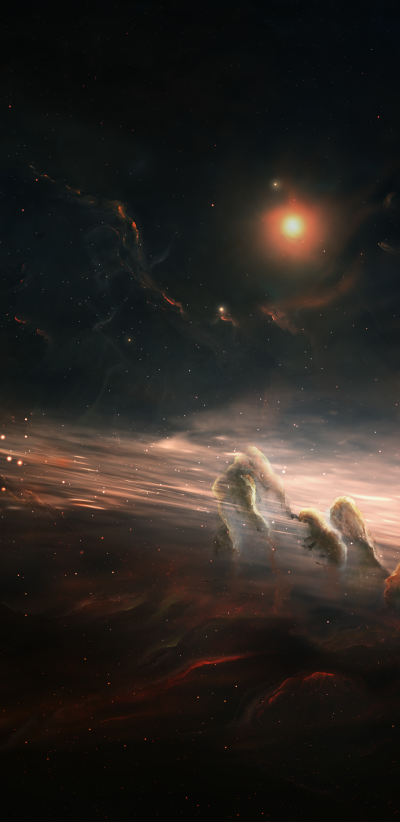 Sci Fi Nebula, Space, 1440x2960