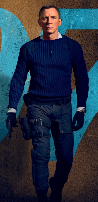 Movie No Time to Die, James Bond, Daniel Craig, 1440x2960