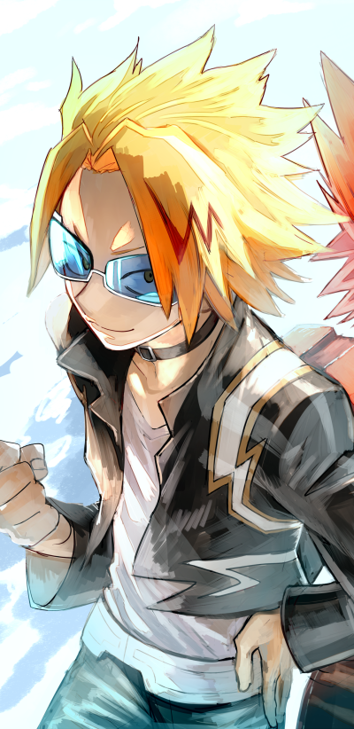 Anime My Hero Academia, Denki Kaminari, 1440x2960