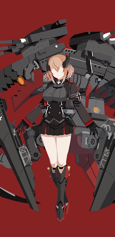 Anime Azur Lane, Roon (Azur Lane), 1440x2960