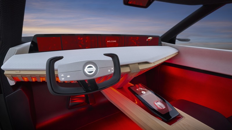 Nissan Xmotion, interior, 4K